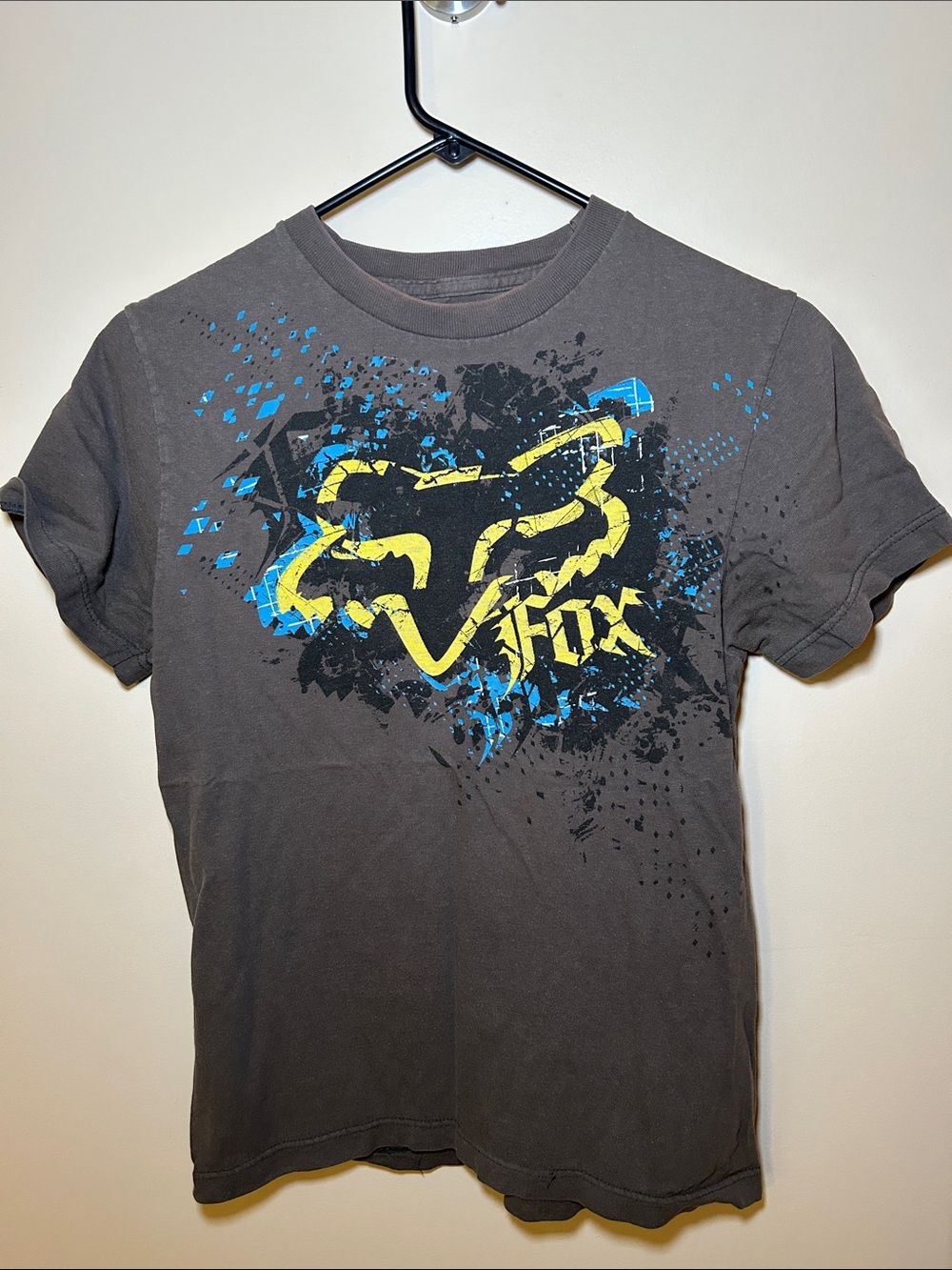 Y2K fox racing tshirt small
